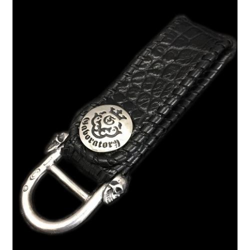 Earring Skull With D Loop &amp; Crocodile [Belly] Belt...