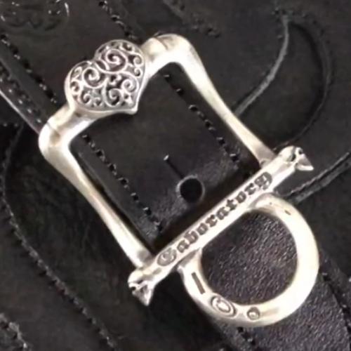 Heart On American Classic Square Buckle With Phant...