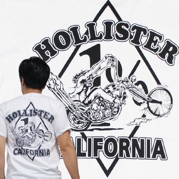 バイカーTシャツ・HOLLISTER CALIFORNIA・ホリスターカリフォルニア(半袖Tシャツ)...