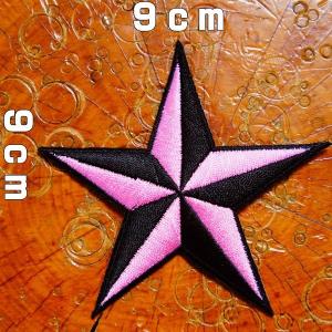STAR WARRIORS 刺繍パッチ モトリー クルー スター ロゴ 刺繍パッチ | 公式ライセンス アイロン