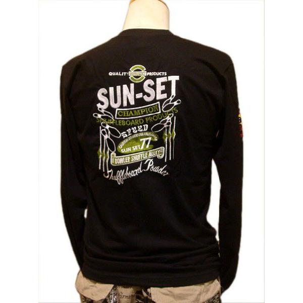 【SS】レディースSくらい タイトめ 新品 刺繍ロンT ボーリング・ストライク (長袖Tシャツ)黒 ...