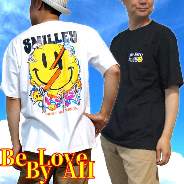 Be love by all..【44】【46】インチ アメカジＴシャツ スマイリー SMILLEY...