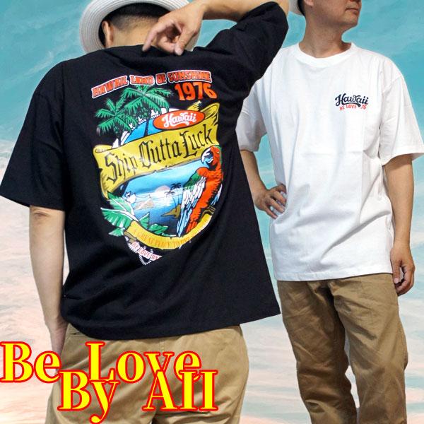 Be love by all.. Ｔシャツ メンズ Hawaii 半袖 綿100% ワイド オーバー...