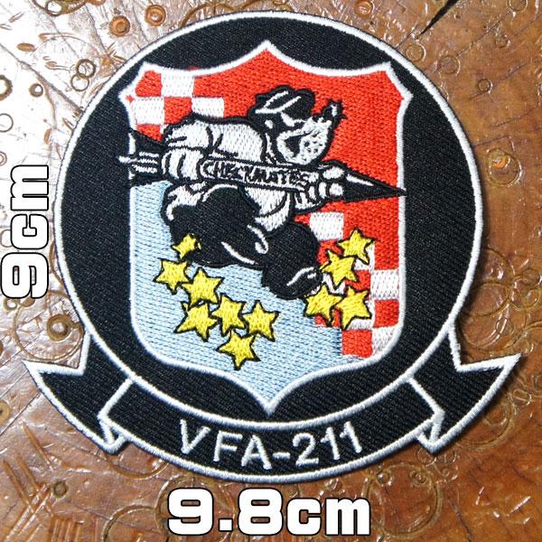 ミリタリーワッペン【ファイティング・チェックメイツ・第211攻撃戦闘飛行隊】US NAVY アメリカ...