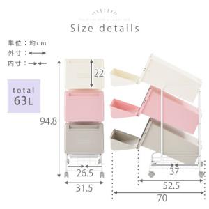 ごみばこ スタンドダストボックス 3分別 スタ...の詳細画像2