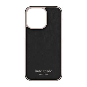 kate spade ケイトスペード スマホケース ハード ケース iPhone13Pro ブラック 2021 KSNY Wrap Case Black Pale Vellum Bumper