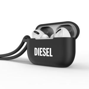 DIESEL ディーゼル AirPods Pro Airpod Case with lanyard FW22 black/whiteの商品画像