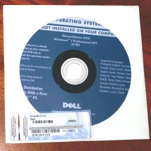 DELL Reinstallation DVD Windows 7 Professional 32-Bit SP1 プロダクトキーセット