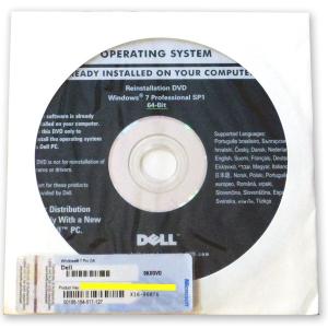 DELL Reinstallation DVD Windows 7 Professional 64-Bit SP1 プロダクトキーセット