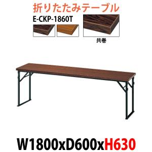 高さ63cn 会議用テーブル 折りたたみテーブル 長机 畳用 E-CKP-1845T