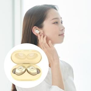 radius HP-T60BTW ケースもイヤホンもコンパクト Tiny 完全ワイヤレスイヤホン Almond oil IPX5 Bluetooth