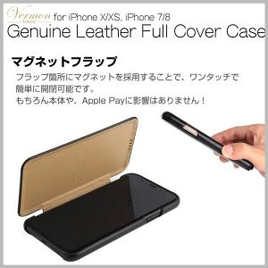 iPhone ケース 手帳型 本革 極薄 iP...の詳細画像5