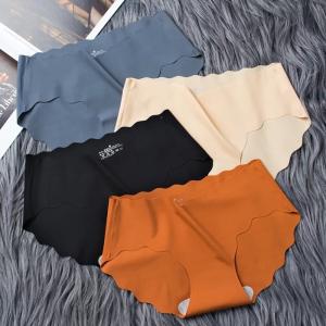 シームレス レース 綿 ショーツ パンツ レディース 下着 インナー シンプル さらさら 伸縮性 スポーツ 響かない 無地 女性用