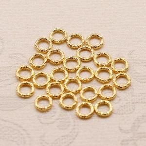 小さいデザイン丸カンパーツ 約45個入り【20...の詳細画像2