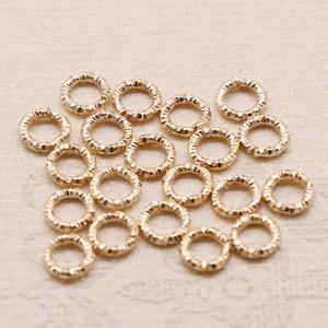 小さいデザイン丸カンパーツ 約45個入り【20...の詳細画像4