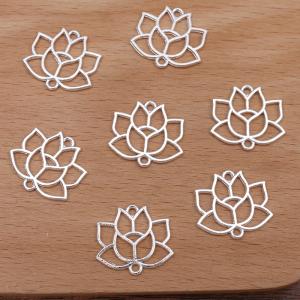蓮の花のレジン枠 コーティング済み 10個入りの詳細画像4
