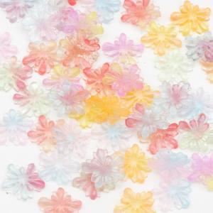 約50個 デコパーツ 樹脂 花 桜 フラワー ハンドメイド : gaikicraft
