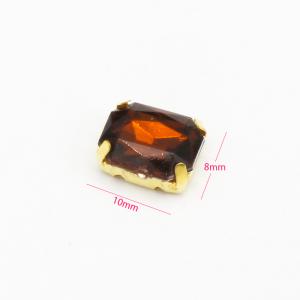 ビジュー (八角)10*8ミリ 約48粒入りの詳細画像3