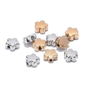 お花のビーズ　CCBビーズ　100個売り