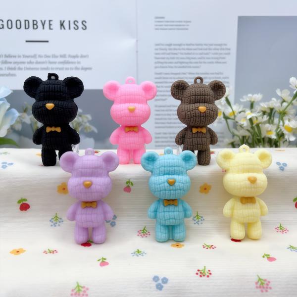 20個　チャーム　クマ　キーホルダー　ハンドメイド