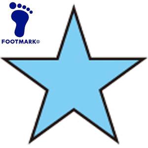 ◆◆○送料無料 メール便発送 ＜フットマーク＞ FOOTMARK マーク 星マーク (06：サックス) 101701-06｜gainabazar