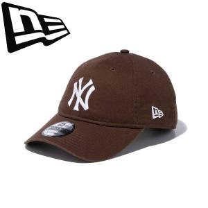 ◆◆ ＜ニューエラ＞ NEWERA キャップ 9TWENTY ウォッシュドコットン ニューヨーク・ヤンキース ブラウン × ホワイト 13552112｜gainabazar