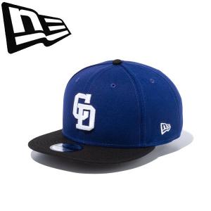 ◆◆ ＜ニューエラ＞ NEWERA キャップ 9FIFTY 中日ドラゴンズ ダークロイヤル ブラックバイザー 13562075｜gainabazar