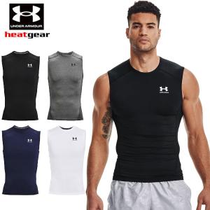 送料無料 メール便発送 即納可★【UNDER ARMOUR】アンダーアーマー UA HG コンプレッション スリーブレス シャツ 1361522｜gainabazar