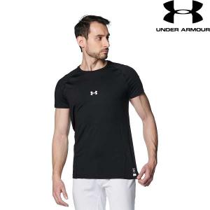 ◆◆送料無料 メール便発送 ＜アンダーアーマー＞ UNDER ARMOUR UAヒートギア コンフォート フィッティド ショートスリーブ クルーネック シャツ(ベースボール/M｜gainabazar