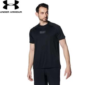 ◆◆送料無料 メール便発送 ＜アンダーアーマー＞ UNDER ARMOUR UAテック ショートスリーブTシャツ(ベースボール/MEN) 1384737 (Black(001))｜gainabazar