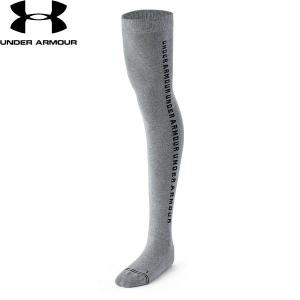 ＜アンダーアーマー＞ UNDER ARMOUR UAニーハイ ソックス (ゴルフ/WOMEN) 1384865 (SteelLightHeather/Black (035))の商品画像