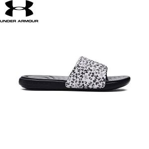 ◆◆ ＜アンダーアーマー＞ UNDER ARMOUR UAアンサ グラフィック(ライフスタイル/MEN) 3024434 (WHT/BLK/BLK(112))｜gainabazar