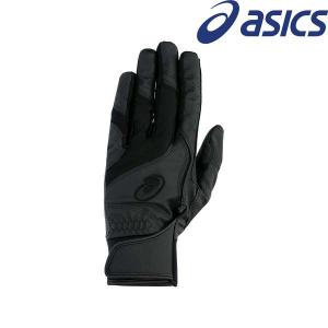 ◆◆送料無料 メール便発送 【アシックス】 ASICS NEOREVIVE バッティング用手袋 （001：ブラック） 野球 3121B301-001｜gainabazar