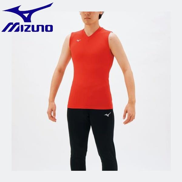 ◆◆送料無料 メール便発送 ＜ミズノ＞ MIZUNO バイオギアシャツ(Vネックノースリーブ)(メン...