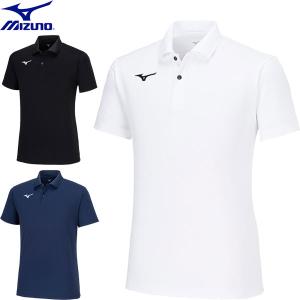 ◆◆送料無料 メール便発送 ＜ミズノ＞ MIZUNO ユニセックス 半袖ポロシャツ 32MAB195｜gainabazar