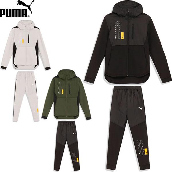 ◆◆ ＜プーマ＞ PUMA メンズ STRENGTH TRAIN ニットジャケット＆パンツ 上下セッ...