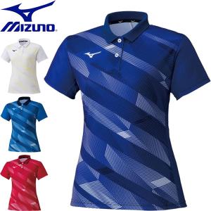 ◆◆送料無料 メール便発送 ＜ミズノ＞ MIZUNO レディース ゲームシャツ テニス バドミントン 62JA1702｜gainabazar