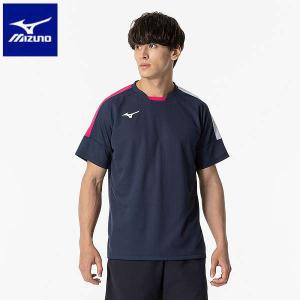 ◆◆送料無料 メール便発送 ＜ミズノ＞ MIZUNO ドライエアロフローゲームシャツ(ユニセックス) 62JAB008 (14) テニス＆バドミントン｜gainabazar