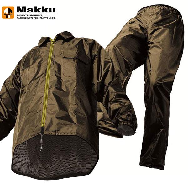 ◆◆ ＜マック＞ MAKKU アジャストマック 上下セット AS5100 (OLIVE) レインスー...