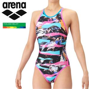 メール便発送 即納可☆【ARENA】アリーナ タフスーツ トレーニングワンピースオープンバック 競泳練習水着 AS6SWM32L
