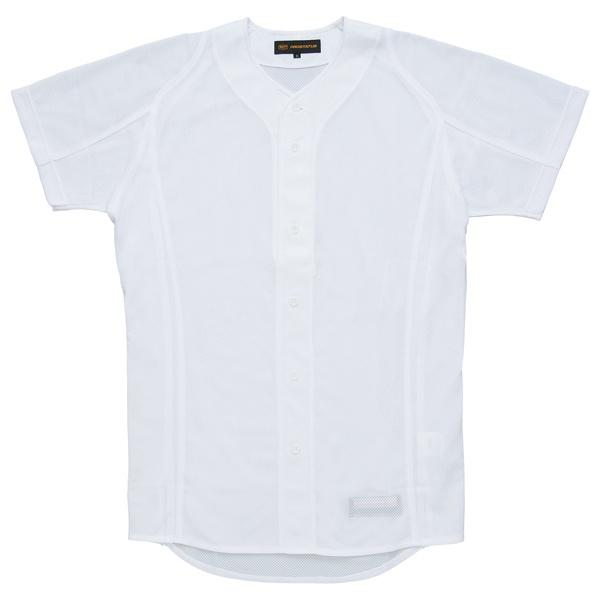◆◆○＜ゼット＞ プロステイタス ユニフォームシャツ (1100：ホワイト) BU505-1100