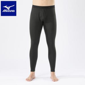 ◆◆送料無料 メール便発送 ＜ミズノ＞ MIZUNO ブレスサーモアンダーウエア 中厚ソフト for Daily ロングタイツ（前開き）(メンズ) C2JBA621 (09)｜gainabazar