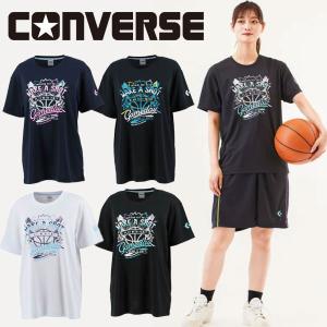 送料無料 メール便発送 即納可☆【CONVERSE】コンバース ウィメンズ プリント Tシャツ レディース CB331352｜gainabazar