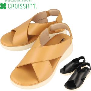 ◆◆■ ＜ダイマツ＞ CROISSANT クロワッサン レディース 軽量厚底サンダル CR4604｜gainabazar