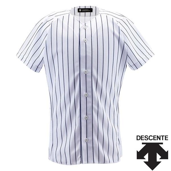 ◆◆○＜デサント＞ DESCENTE ユニフォームシャツ フルオープンシャツ（ピンストライプ） (S...