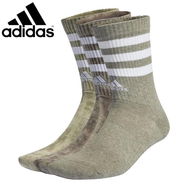 ◆◆送料無料 メール便発送 ＜アディダス＞ ADIDAS 3ST ウォッシュ クッション 3Pクルー...