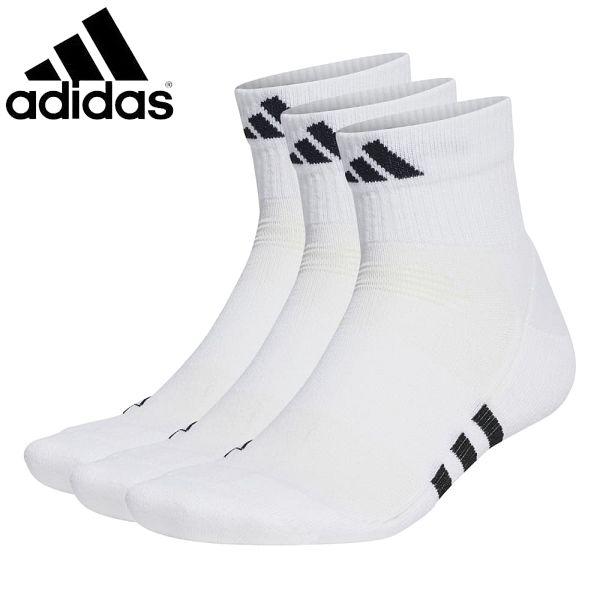 ◆◆送料無料 メール便発送 ＜アディダス＞ ADIDAS パフォーマンス クッション 3Pクルーソッ...