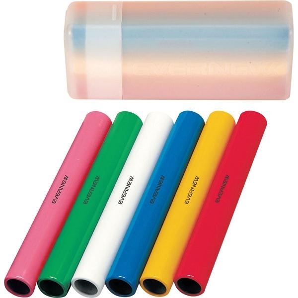 ◆◆○ ＜エバニュー＞ Evernew リレーバトンアルミ製（6色組） EGA190