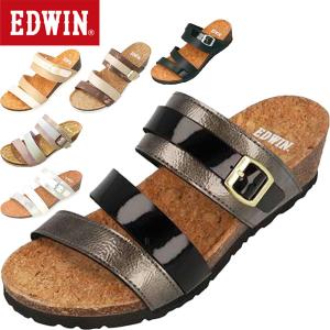 ◆◆■ ＜ダイマツ＞ EDWIN エドウィン レディース ヒールサンダル EW6012｜gainabazar