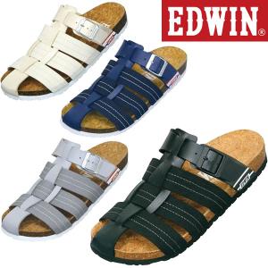 ◆◆■送料無料 定形外発送 ＜ダイマツ＞ 【エドウィン】EDWIN 2019SS メンズ 天然コルクのフットベッド コルクサンダル EW9105｜gainabazar